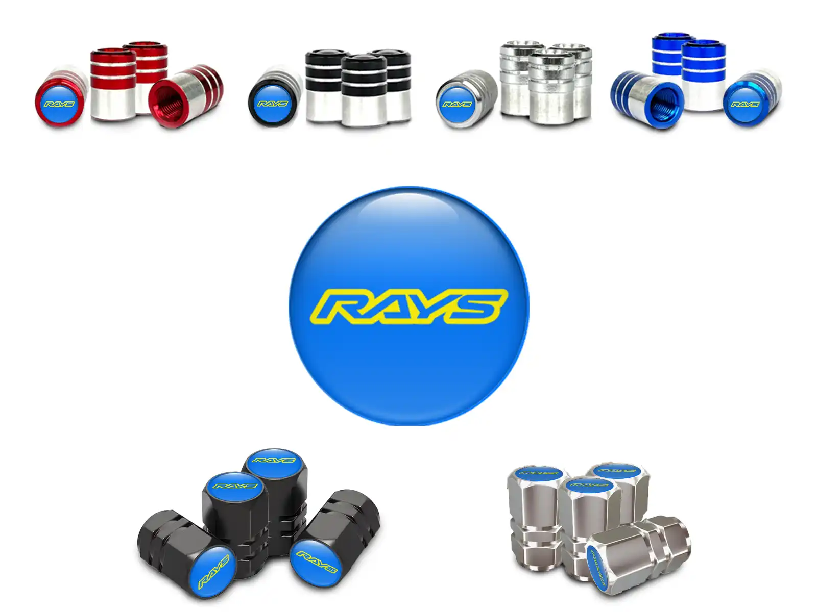Rays Cappelli stelo Bici Stile Pro